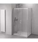 Polysan THRON LINE SQUARE szögletes zuhanykabin 1200x700mm, szögletes görgők