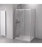 Polysan THRON LINE SQUARE szögletes zuhanykabin 1200x700mm, szögletes görgők
