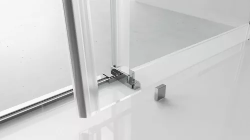 Polysan THRON LINE SQUARE szögletes zuhanykabin 1200x800mm, szögletes görgők, sarokbelépős