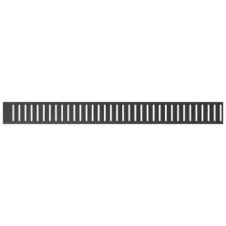 Alcaplast Pure Black perforált rács fekete 650 mm PURE-650BLACK rajza