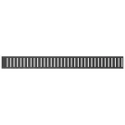 Alcaplast Pure Black perforált rács fekete 650 mm PURE-650BLACK rajza