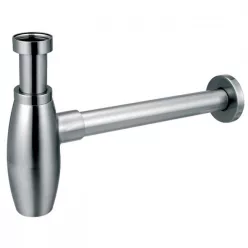 Ferro S286 ovális búraszifon 32 mm króm (S286)