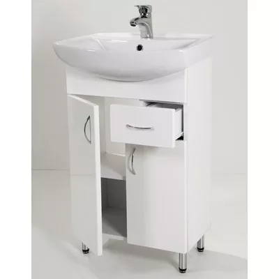 HB Standard 55F fürdőszobaszekrény mosdóval fiókkal SA55F
