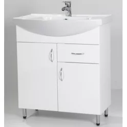 HB Standard 75F fürdőszobaszekrény mosdóval fiókkal SA75F