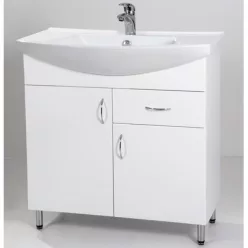 HB Standard 85F fürdőszobaszekrény mosdóval fiókkal SA85F