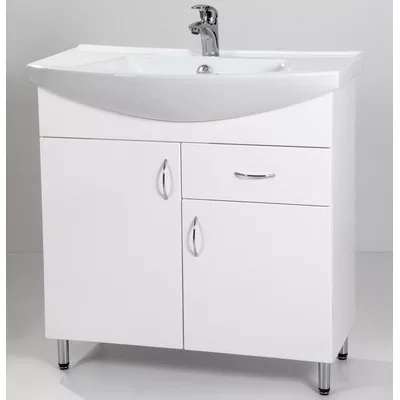HB Standard 85F fürdőszobaszekrény mosdóval fiókkal SA85F