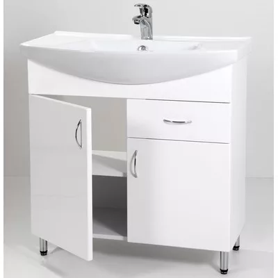 HB Standard 85F fürdőszobaszekrény mosdóval fiókkal SA85F