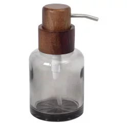 FIGO szappanadagoló, 300ml, füstüveg/fa (08387)