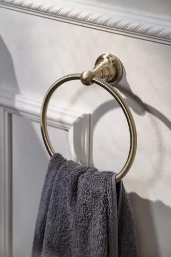 DIAMOND törölközőtartó, kör, bronz (1318-06)