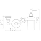 DIAMOND szappanadagoló, bronz (1318-19)