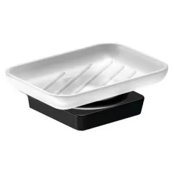 Sapho Zen szappantartó tejüveg króm 161003 műszaki rajz