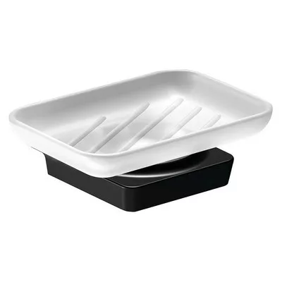 Sapho Zen szappantartó tejüveg króm 161003 műszaki rajz