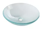 Sapho BEAUTY ICE üvegmosdó, átm:42x14cm,