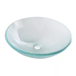 Sapho BEAUTY ICE üvegmosdó, átm:42x14cm,