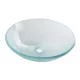 Sapho BEAUTY ICE üvegmosdó, átm:42x14cm,