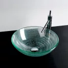 Sapho BEAUTY ICE üvegmosdó, átm:42x14cm,