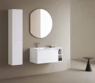 DARA CUT LED tükör fűtőszállal, 20W, átm.:100x90cm (34900CI)