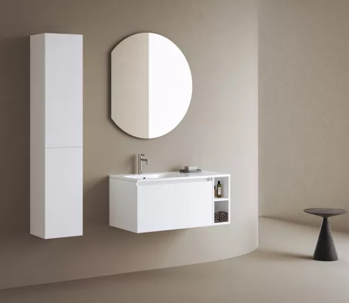 DARA CUT LED tükör fűtőszállal, 20W, átm.:100x90cm (34900CI)