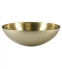 Sapho MURANO SOFT BROWN üvegmosdó, átm:40x14cm, világos barna