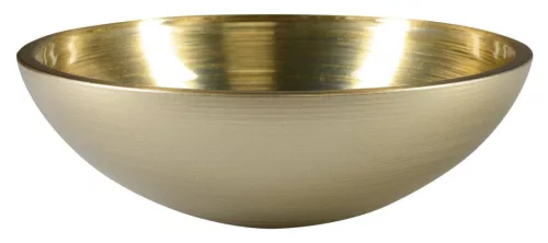 Sapho MURANO SOFT BROWN üvegmosdó, átm:40x14cm, világos barna