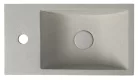 Sapho SMALL CREST betonmosdó, balos, 40x22cm, homokkő