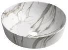 Sapho RONDEA kerámiamosdó, átm.:41cm, bianco carrara