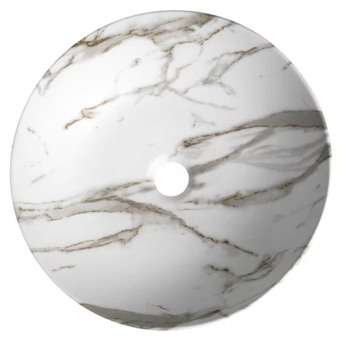 Sapho RONDEA kerámiamosdó, átm.:41cm, bianco carrara