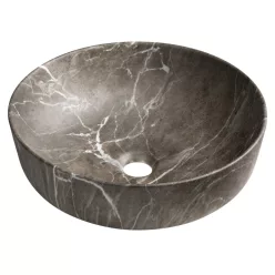 Sapho RONDEA kerámiamosdó, átm.:41cm, breccia mramor