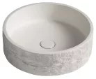 Sapho ISPIR betonmosdó, átm.:40cm, világos szürke
