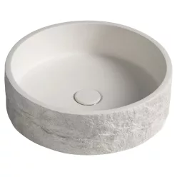 Sapho ISPIR betonmosdó, átm.:40cm, világos szürke