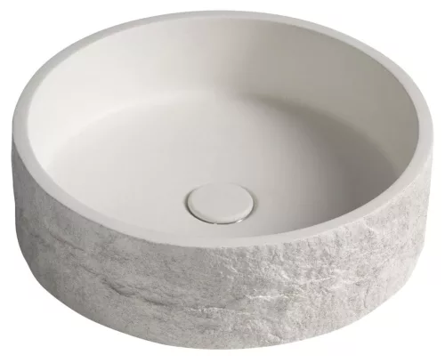 Sapho ISPIR betonmosdó, átm.:40cm, világos szürke