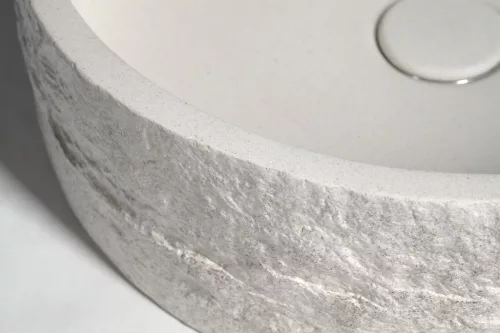 Sapho ISPIR betonmosdó, átm.:40cm, világos szürke