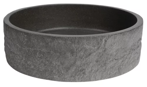 Sapho ISPIR betonmosdó, átm.:40cm, fekete gránit