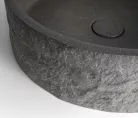 Sapho ISPIR betonmosdó, átm.:40cm, fekete gránit