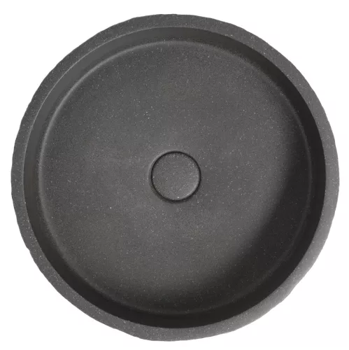 Sapho ISPIR betonmosdó, átm.:40cm, fekete gránit