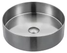 Sapho AURUM mosdó klik-klak lefolyóval, átm.:38cm, szálcsiszolt INOX