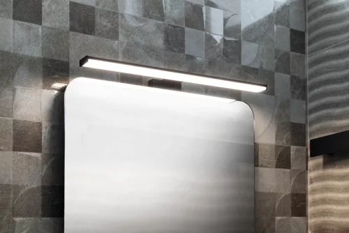 Sapho CHICAGO LED világítás, 400x120x40mm, 8W, 230V, matt fekete
