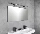 Sapho CHICAGO LED világítás, 400x120x40mm, 8W, 230V, matt fekete