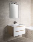 Sapho CHICAGO LED világítás, 400x120x40mm, 8W, 230V, matt fekete