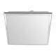 Sapho SILVER mennyezeti lámpa, 28x28cm, 10W, 230V, 3000K/4000K/6500K, króm