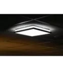 Sapho SILVER mennyezeti lámpa, 28x28cm, 10W, 230V, 3000K/4000K/6500K, króm