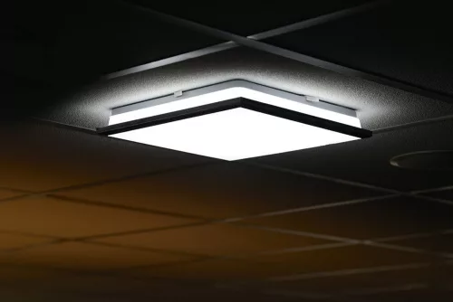 Sapho SILVER mennyezeti lámpa, 28x28cm, 10W, 230V, 3000K/4000K/6500K, króm