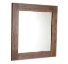 BRAND tükör, fa kerettel, 800x800 mm (BA051S)