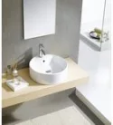 Sapho YAKARTA kerámiamosdó, kerek, leeresztő nélkül, átm:46cm