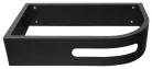 PULSE konzol törölközőtartóval, balos, 75x45cm, matt fekete (BM752-CL)