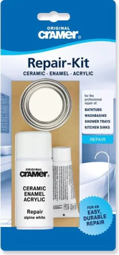 Sapho REPAIR KIT javító szett - kerámia, zománc és akril, fehér
