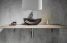 Sapho ATTILA kerámiamosdó, átm:42,5cm, metál