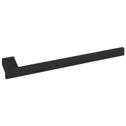   BELLA Törölközőtartó a szekrény oldalára, 400x25x70mm, matt fekete (FA311B)