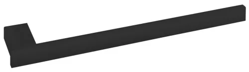BELLA Törölközőtartó a szekrény oldalára, 400x25x70mm, matt fekete (FA311B)