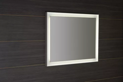 FLUT LED keretes tükör, 90x70cm, fehér (FT090)